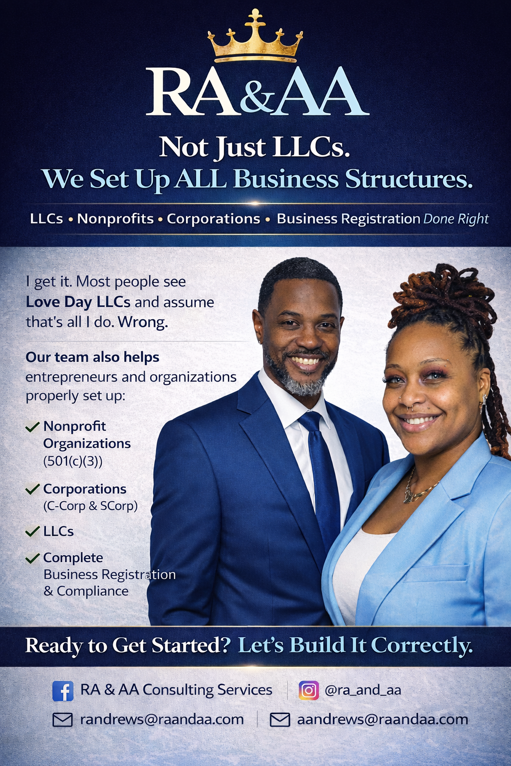 RA & AA Consulting Services - Expert Business Formation